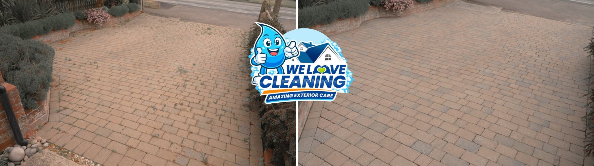 Before and after cleaning result